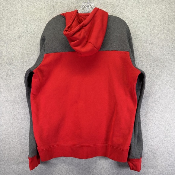 Ohio State Buckeyes Hoodie Sweatshirt Mens XL Red Gray NCAA Football Nike Fleece - Picture 7 of 7